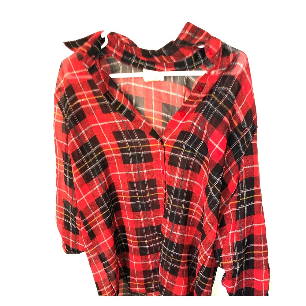 Plaid Top